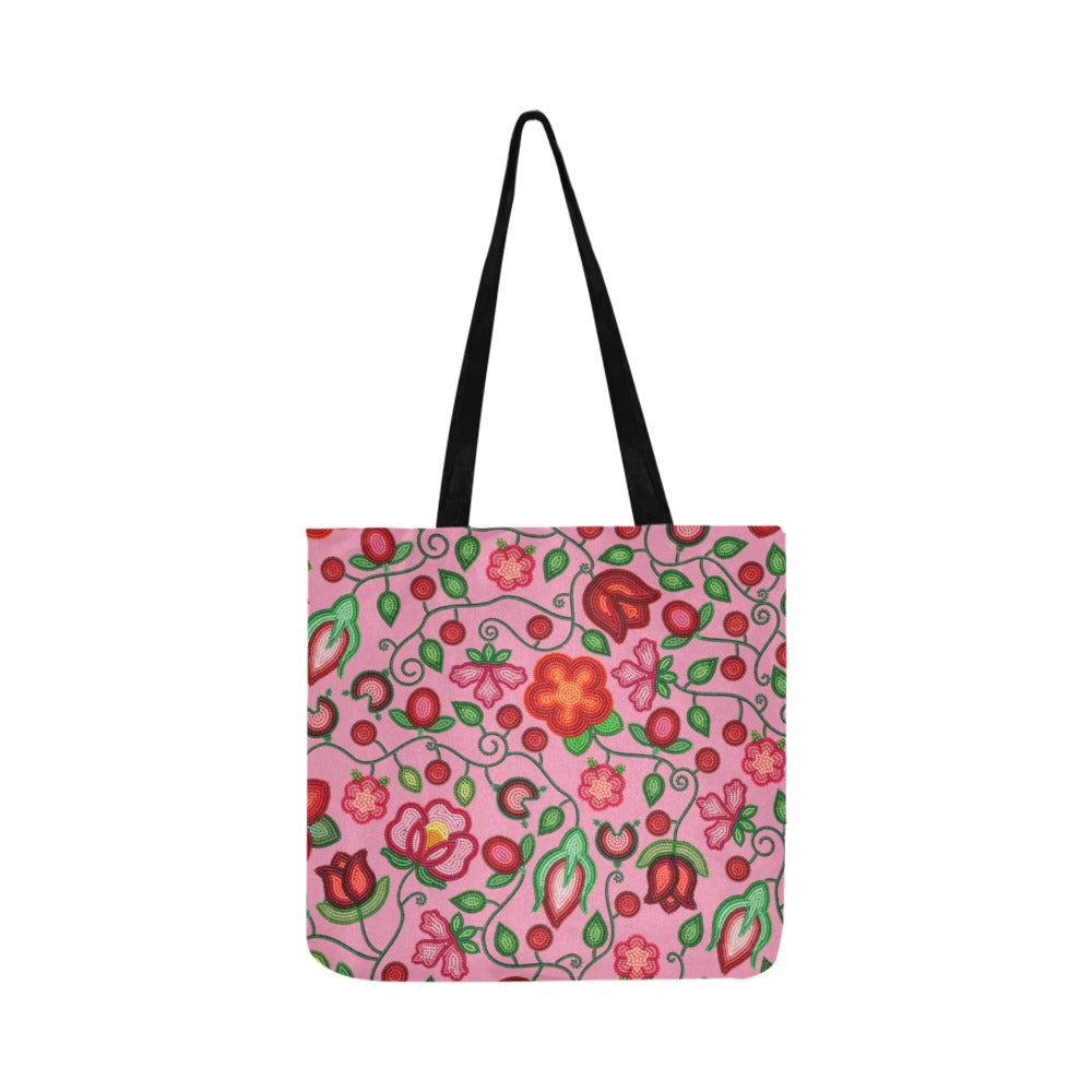 Rose Reverie Pink Reusable Shopping Bag (Two sides)