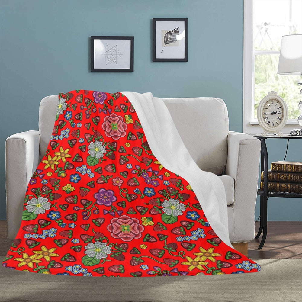 Berry Pop Fire Ultra-Soft Micro Fleece Blanket 60"x80"