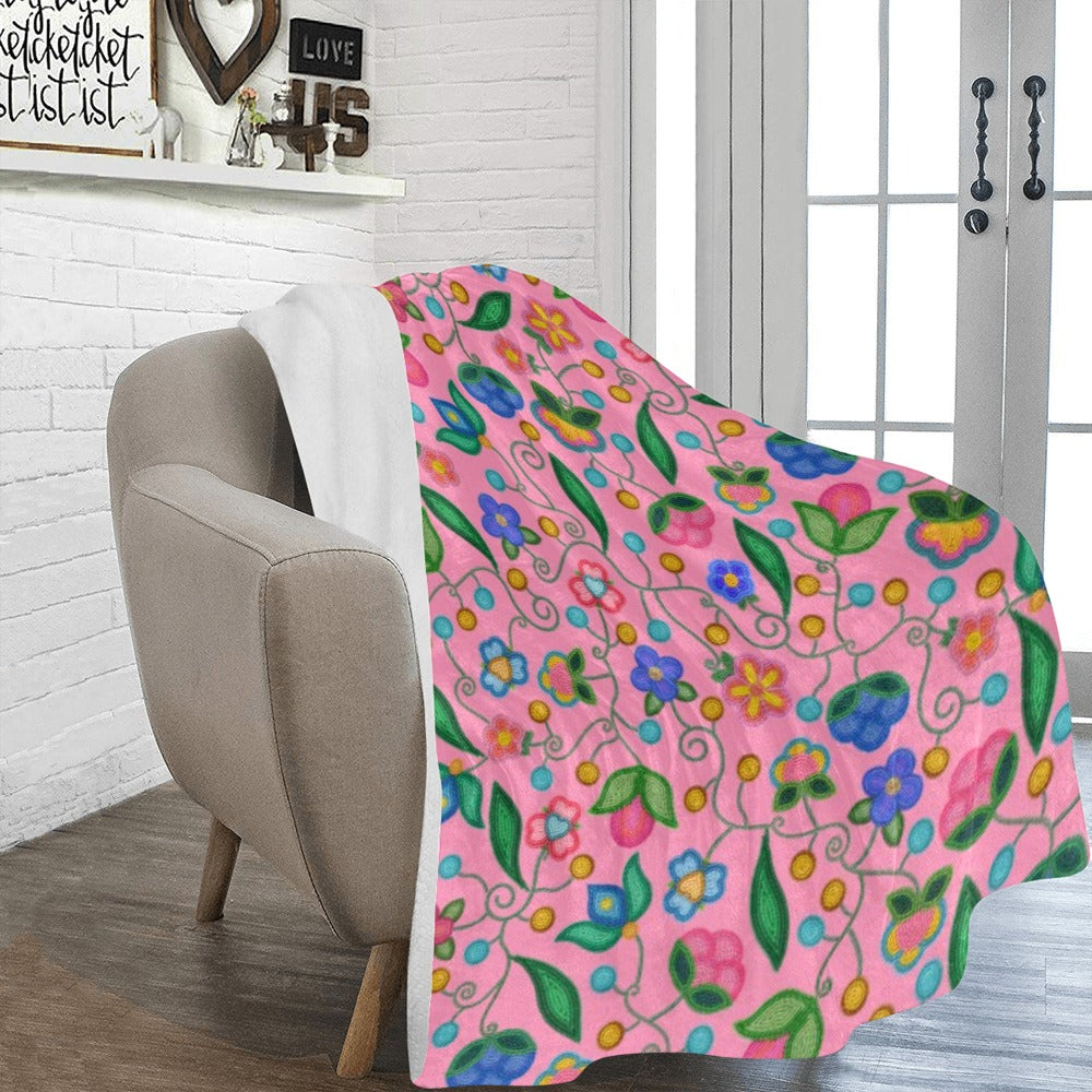 Skyberry Serenade Pink Ultra-Soft Micro Fleece Blanket 60"x80"