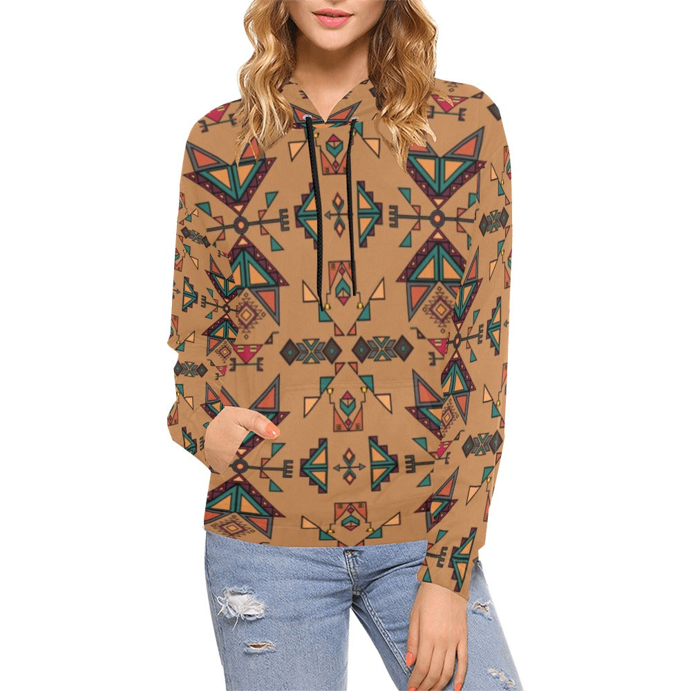 Arrow Dawn Brown Hoodie for Women (USA Size)