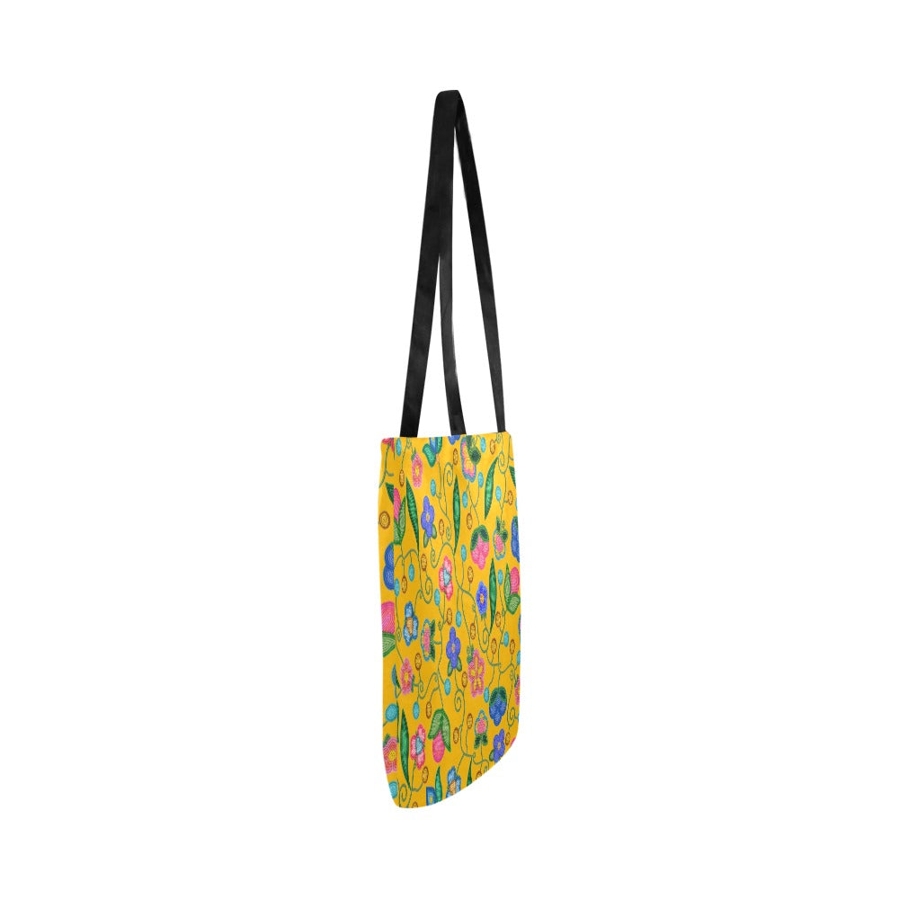 Skyberry Serenade Yellow Reusable Shopping Bag (Two sides)