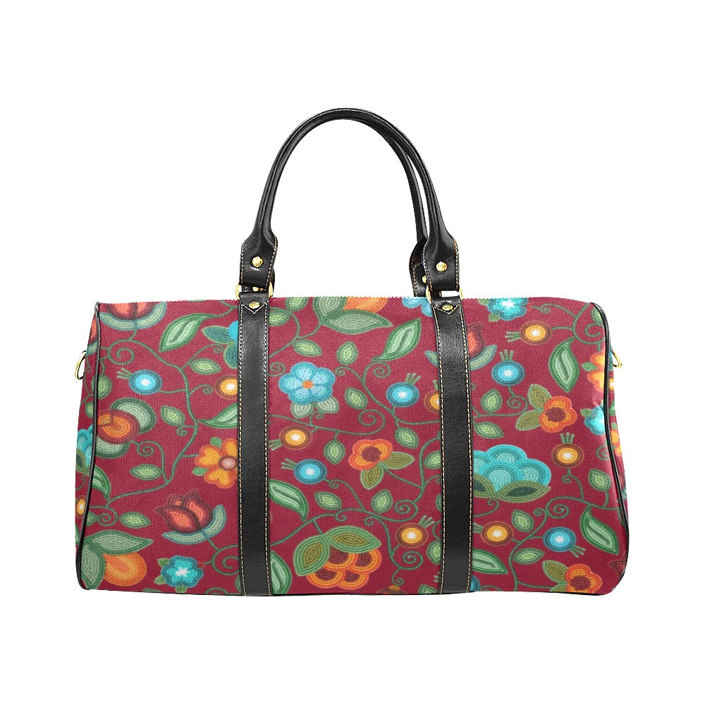 Prairie Fire Petals Red Waterproof Travel Bag/Small
