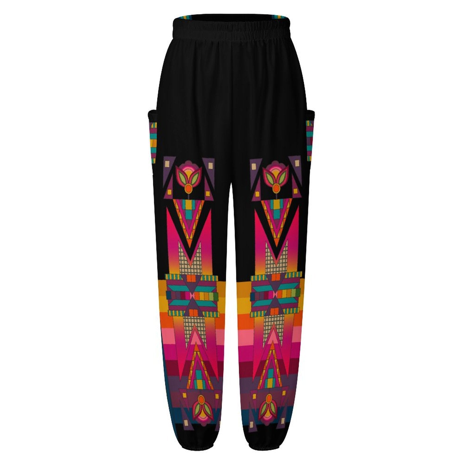 Wind Trail Black Ribbon Joggers