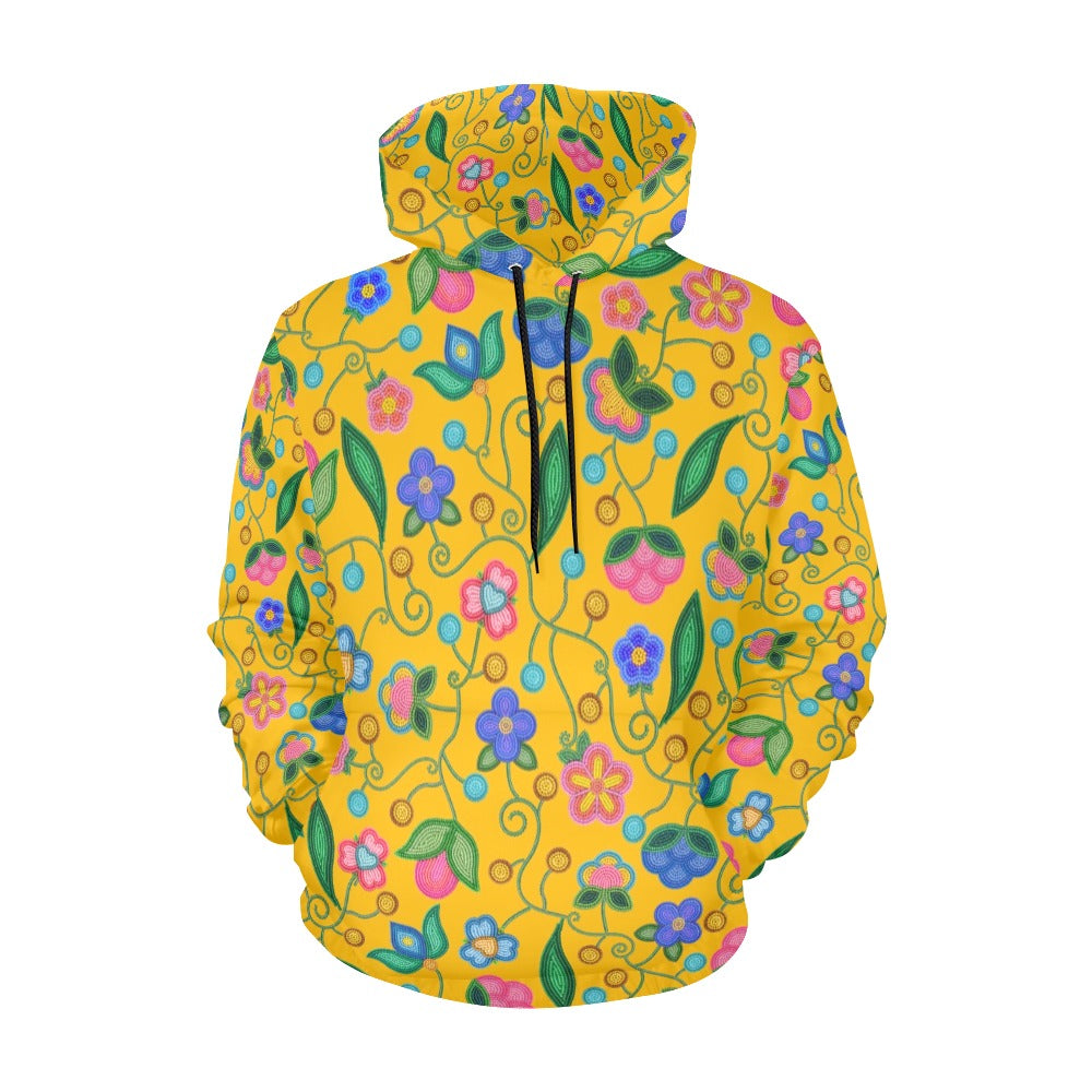 Skyberry Serenade Yellow Hoodie for Men (USA Size)