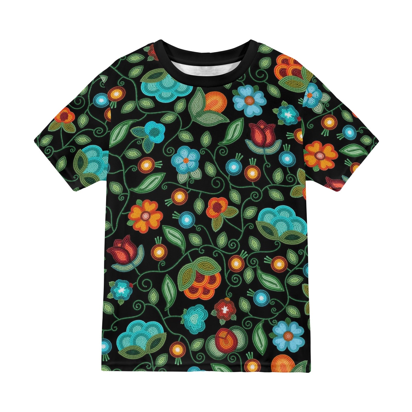 Prairie Fire Petals Black T-shirt for Men