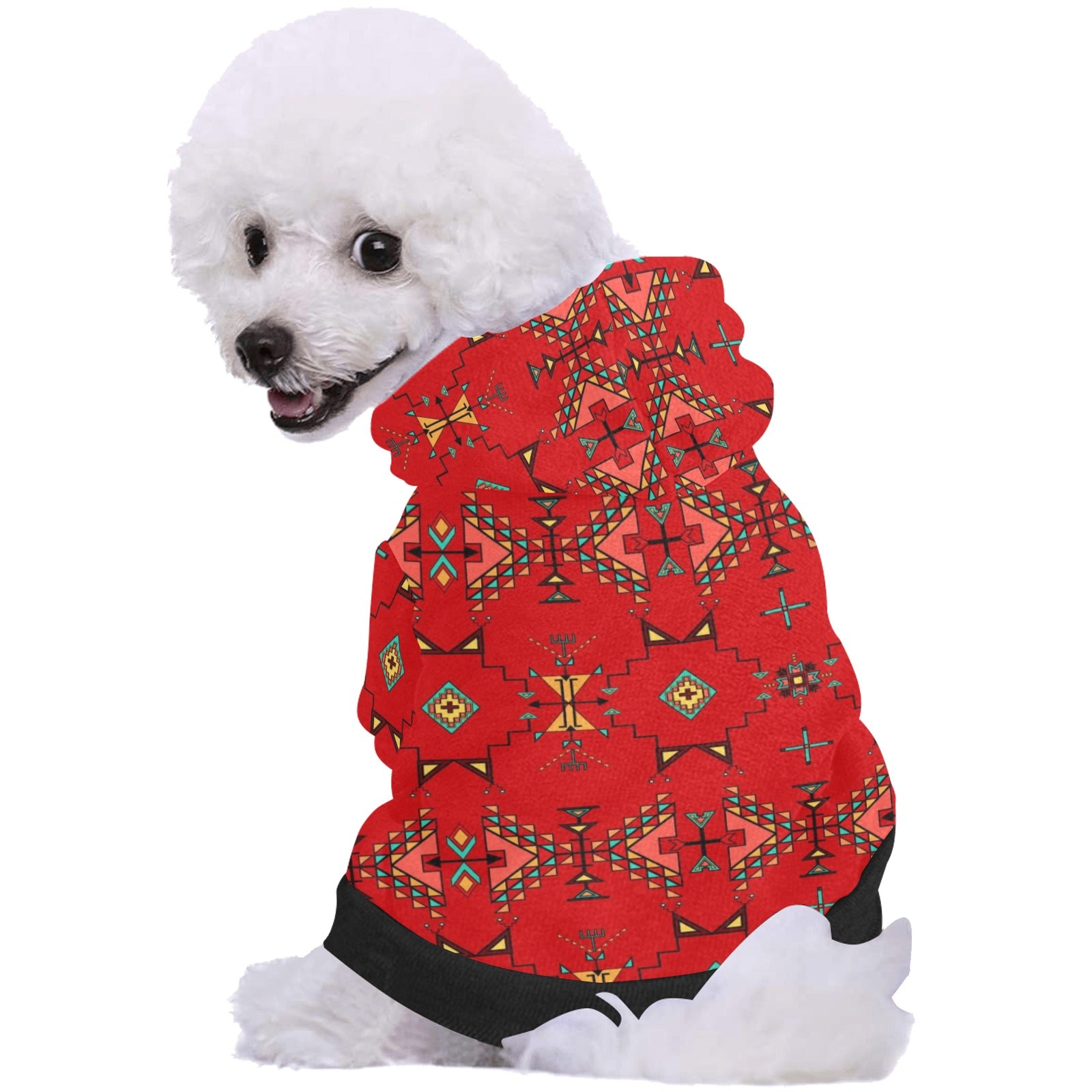Thunder Flight Red Pet Dog Hoodie