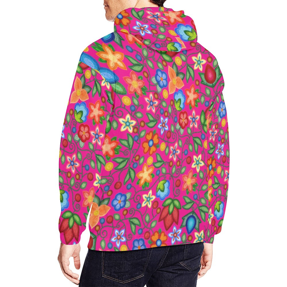 Morning Harmony Pink Hoodie for Men (USA Size)