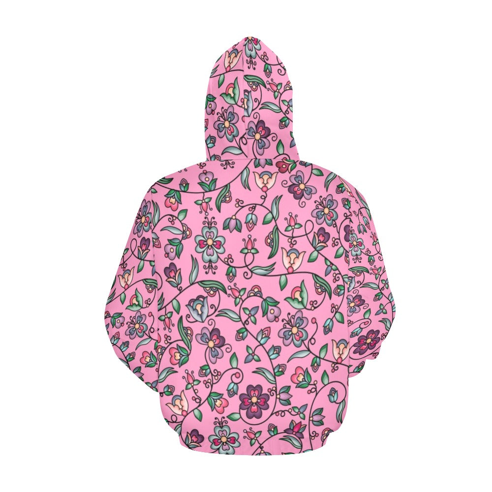 Amber Evening Garland Pink Hoodie for Men (USA Size)
