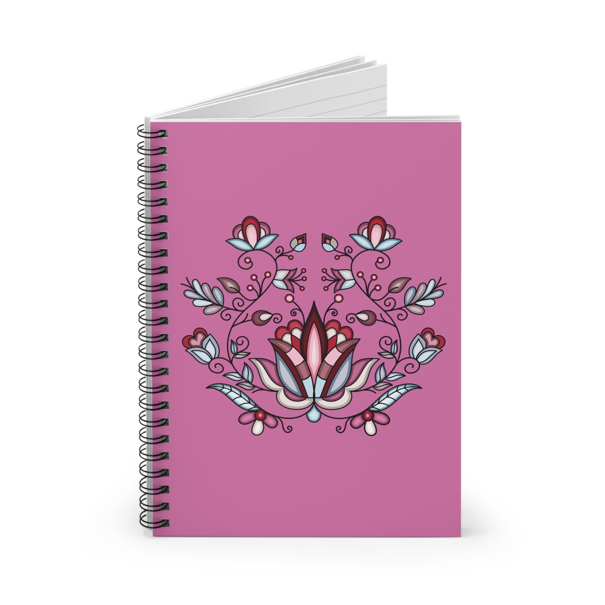 Winter Roseblush 1 Spiral Notebook