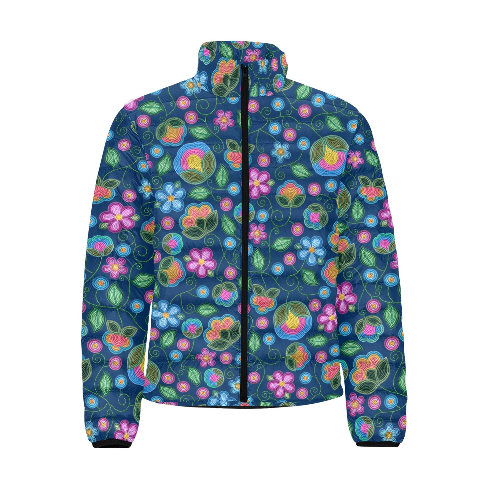 Turquoise Sunbeam Blue Men's Padded Jacket
