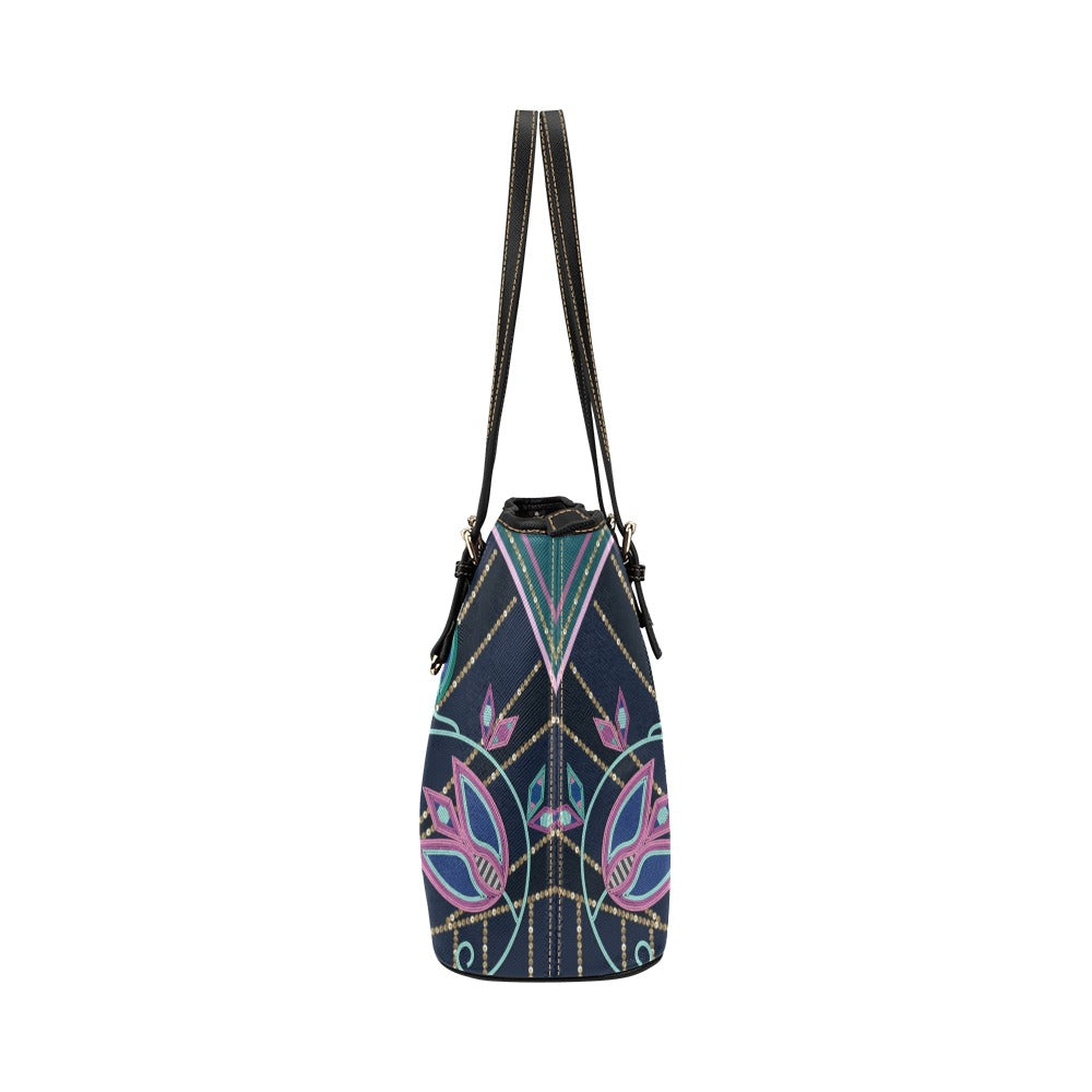 Mosaic Mirage Leather Tote