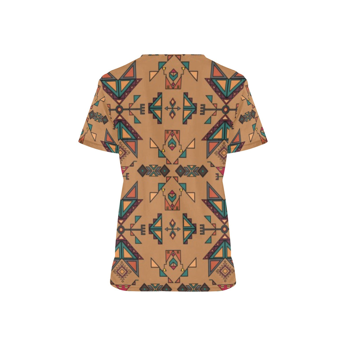 Arrow dawn Brown Scrub Top