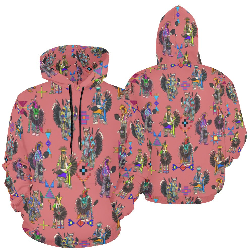 Men's Tradish Dancers Terra Cotta Hoodie for Men (USA Size)