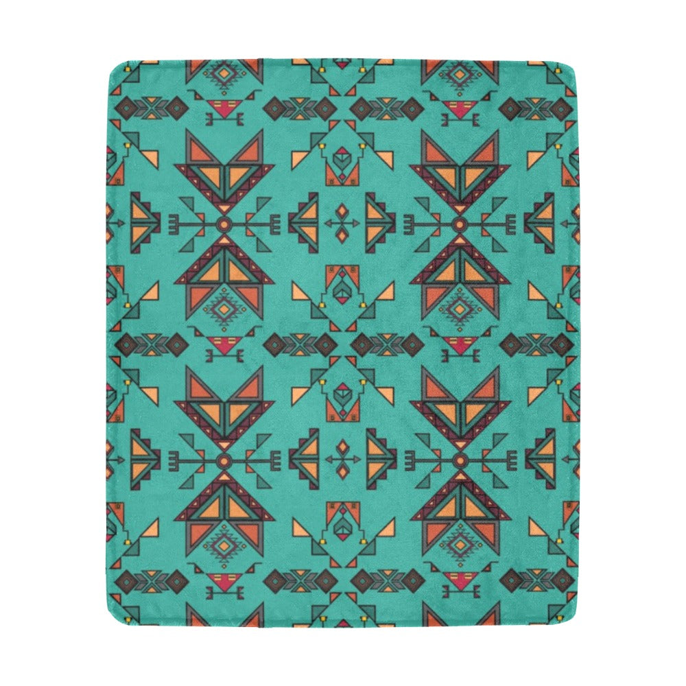Arrow dawn Turquoise Ultra-Soft Micro Fleece Blanket 50"x60"
