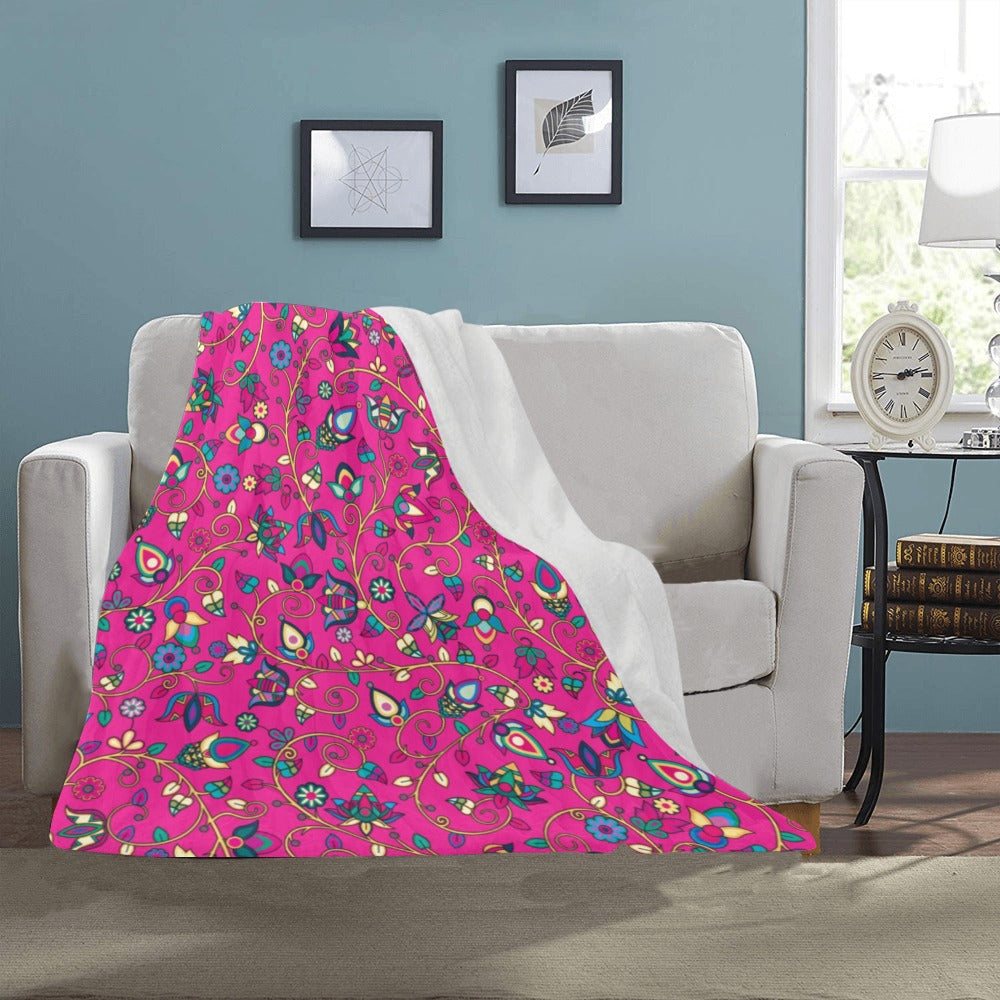 Thorny Path Pink Ultra-Soft Micro Fleece Blanket 40"x50"