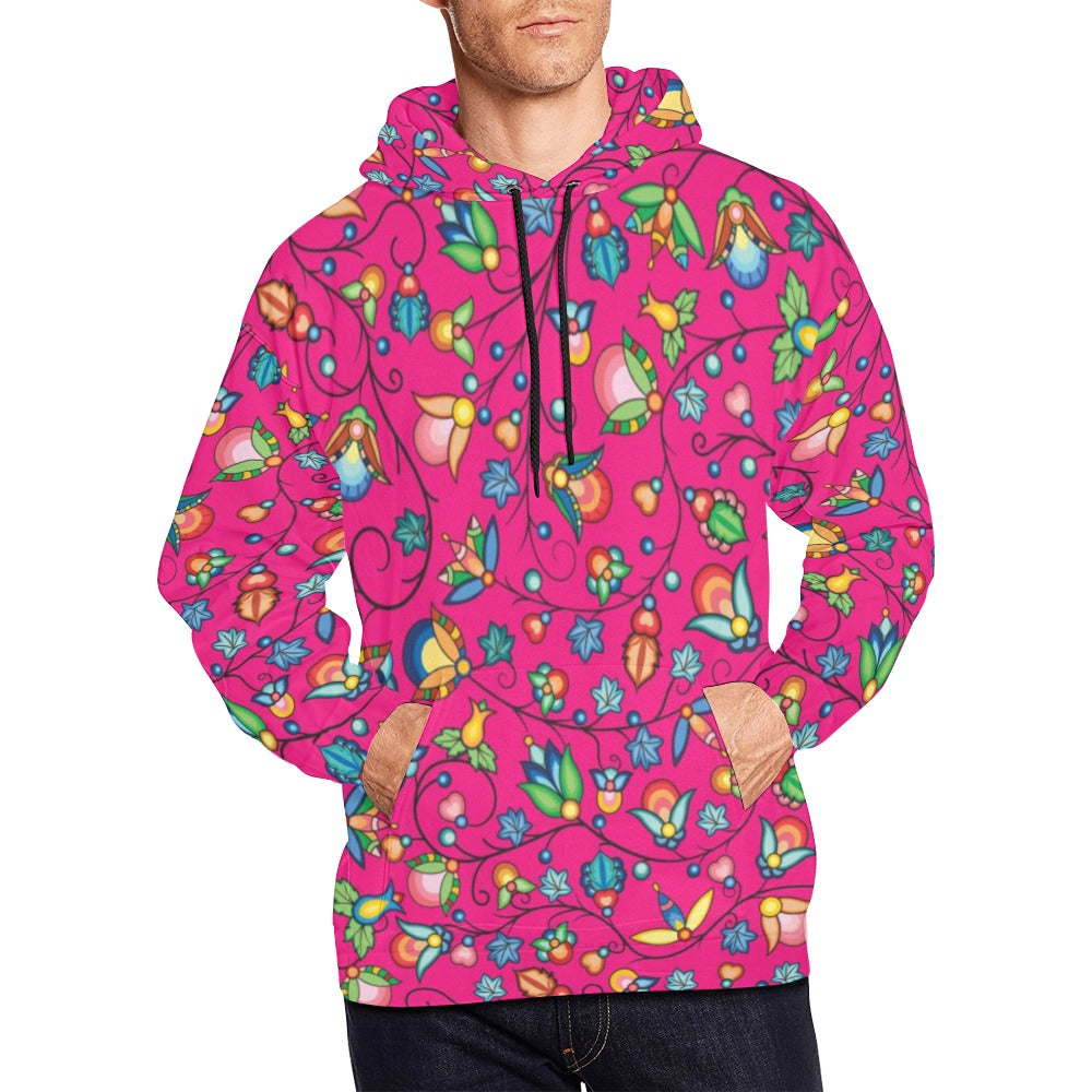 Prairie Plains Spirit Pink Hoodie for Men (USA Size)