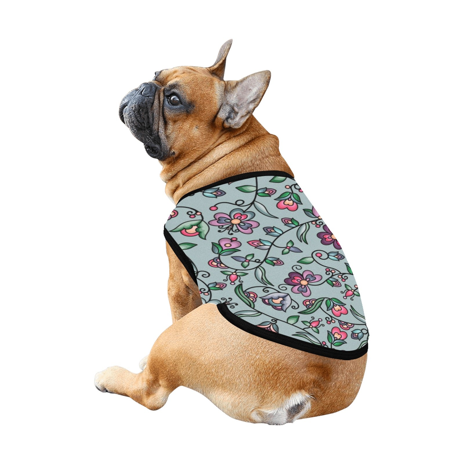 Amber Evening Garland Turquoise Pet Tank Top