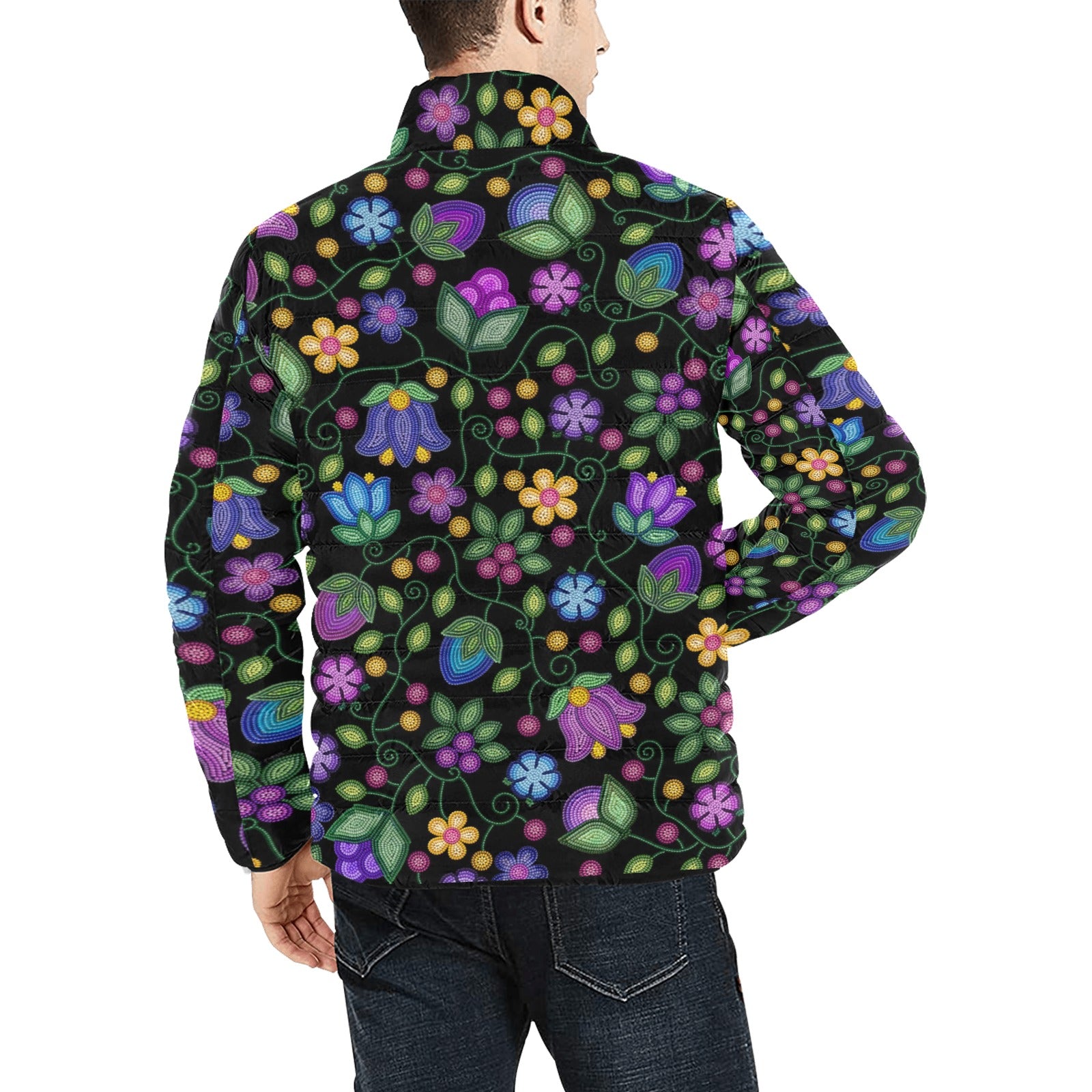 Bloom Uplift Black Men's Padded Jacket