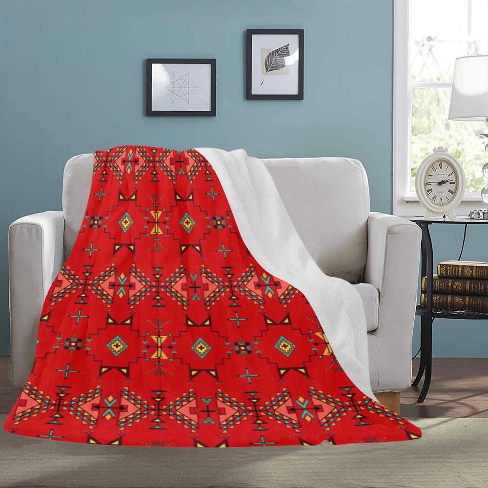Thunder Flight Red Ultra-Soft Micro Fleece Blanket 60"x80"