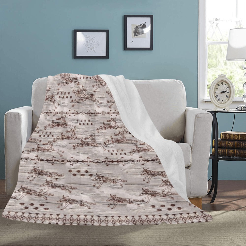 Wild Run Ultra-Soft Micro Fleece Blanket 60"x80"