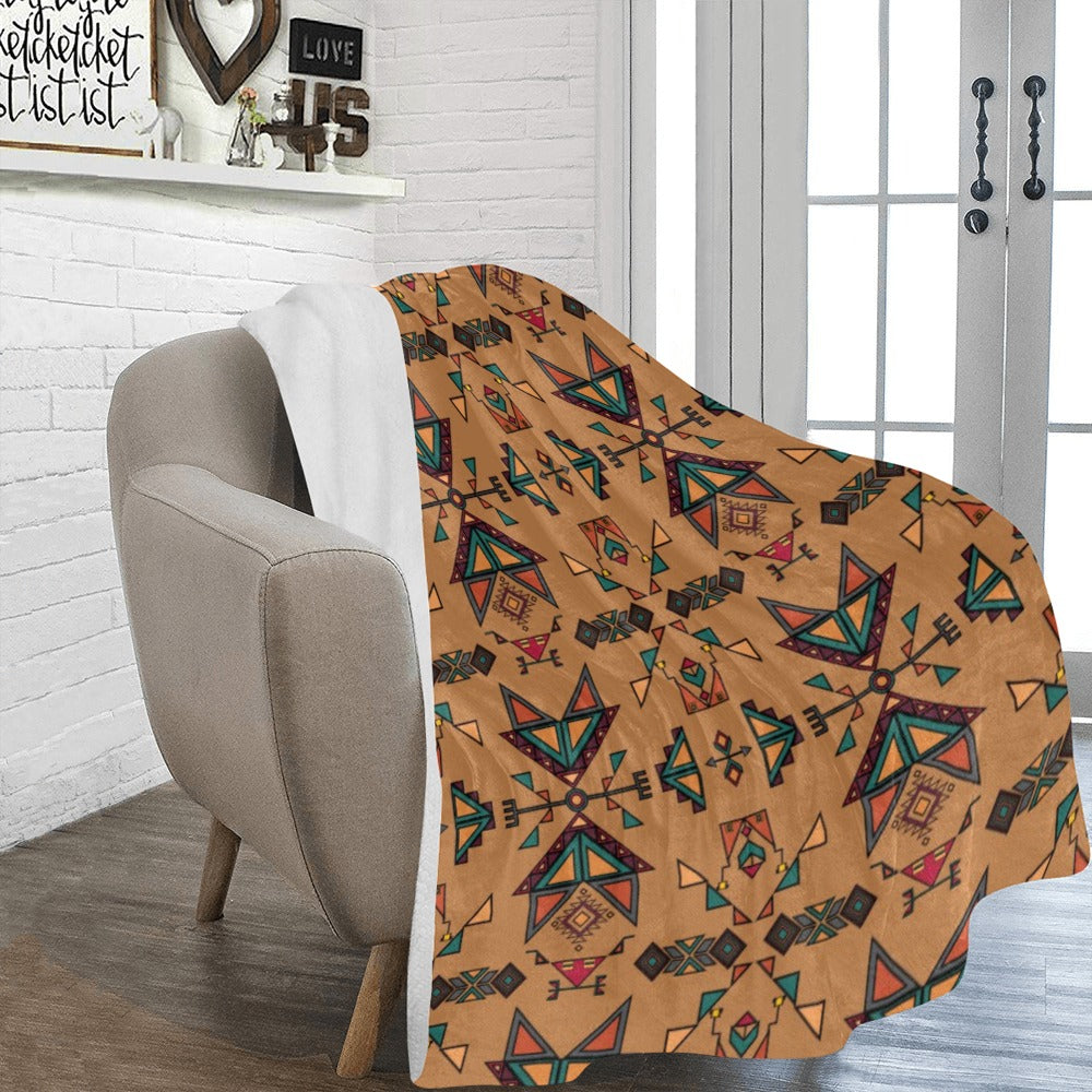 Arrow dawn Brown Ultra-Soft Micro Fleece Blanket 60"x80"