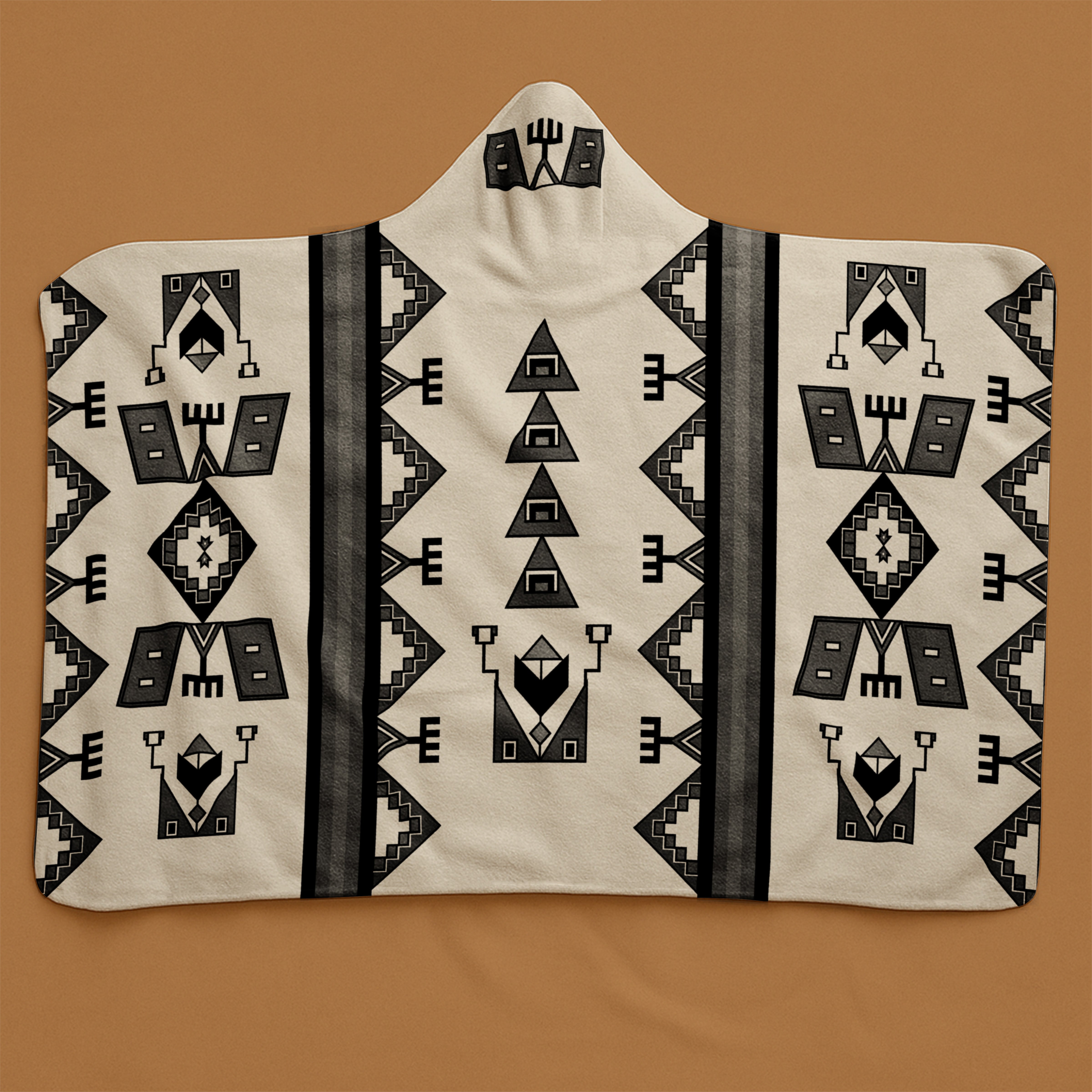 Thunder Drum Men's Hooded Blanket