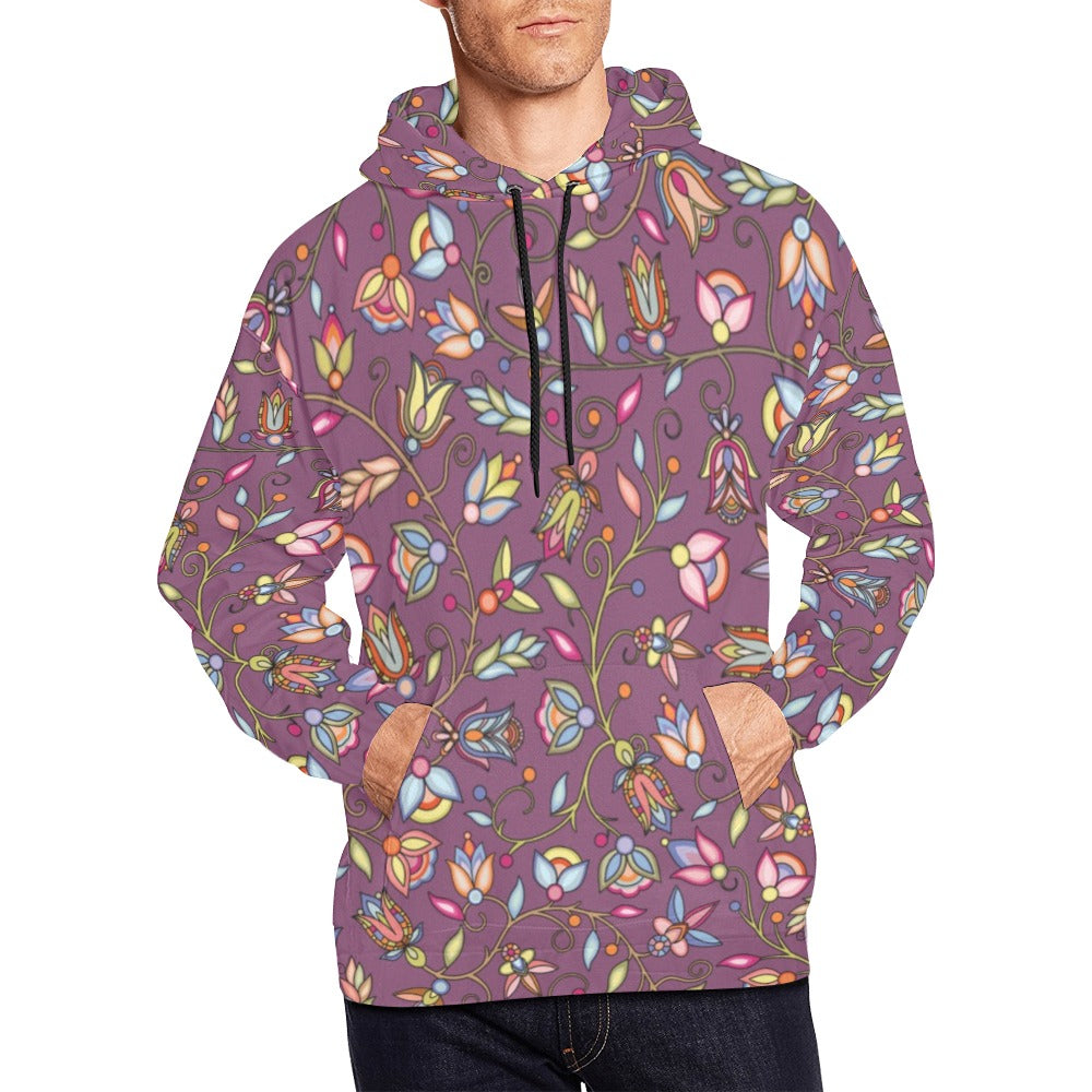 Buffalo Bloom Blush Hoodie for Men (USA Size)