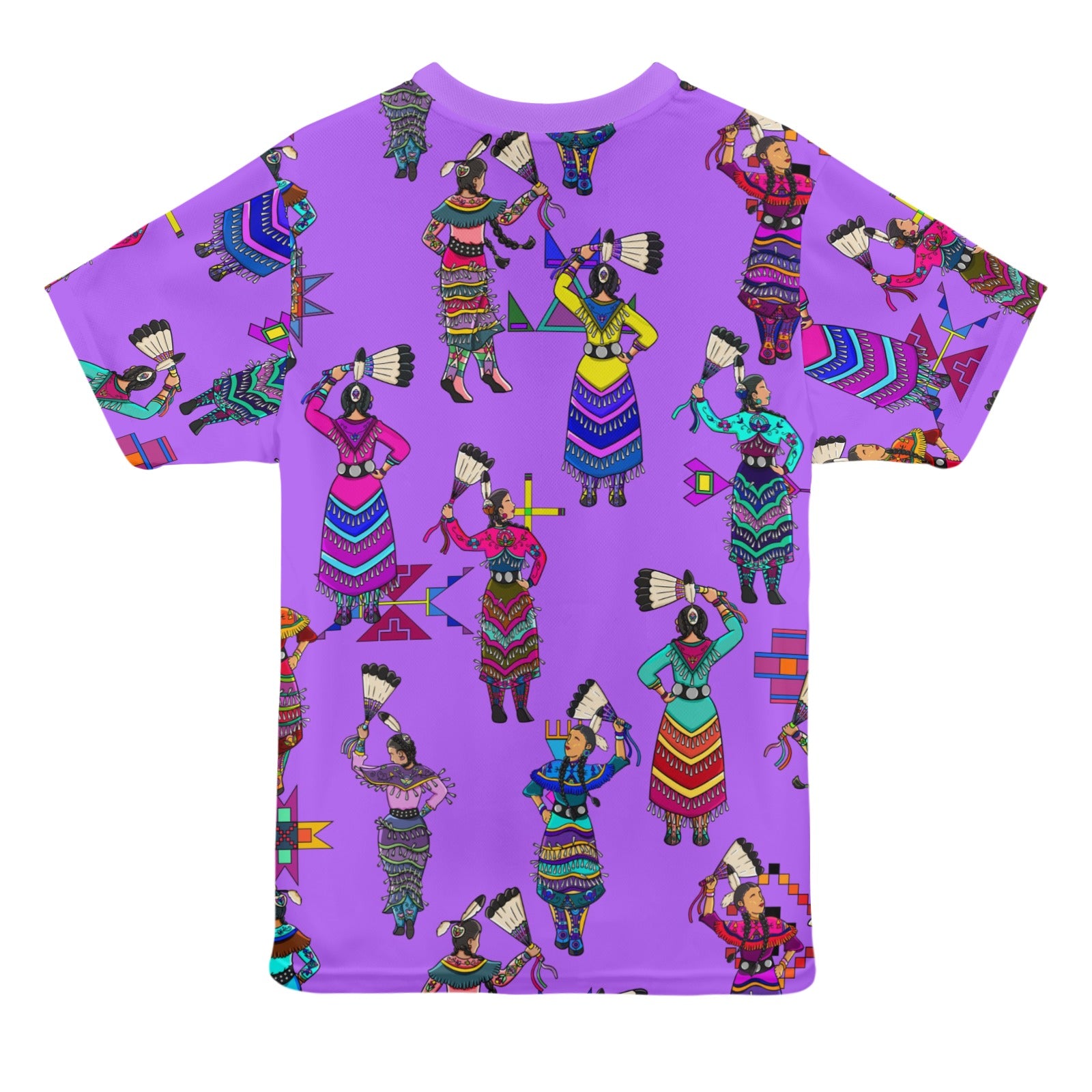 Women's Jingle Dancers Purple T-shirt for Women