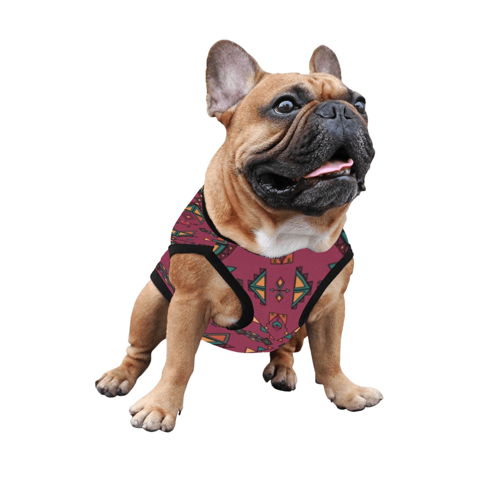 Arrow dawn Maroon Pet Tank Top