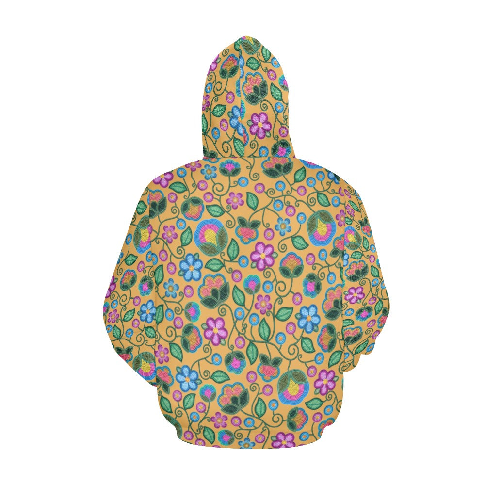 Turquoise Sunbeam Yellow Hoodie for Men (USA Size)