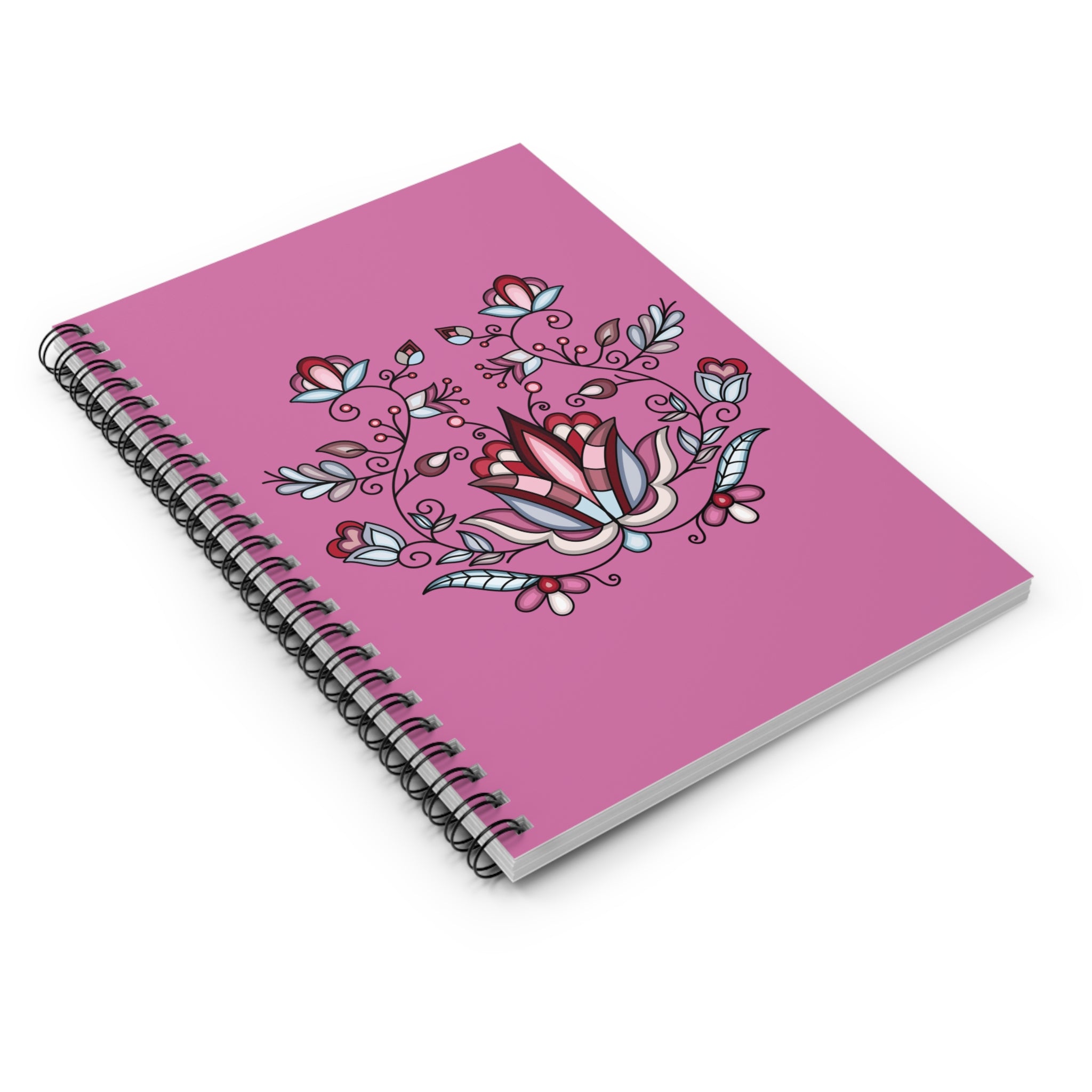 Winter Roseblush 1 Spiral Notebook