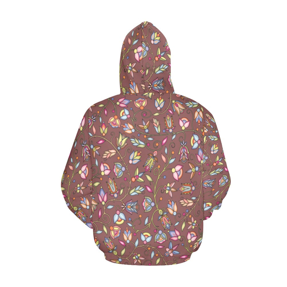 Buffalo Bloom Clay Hoodie for Men (USA Size)
