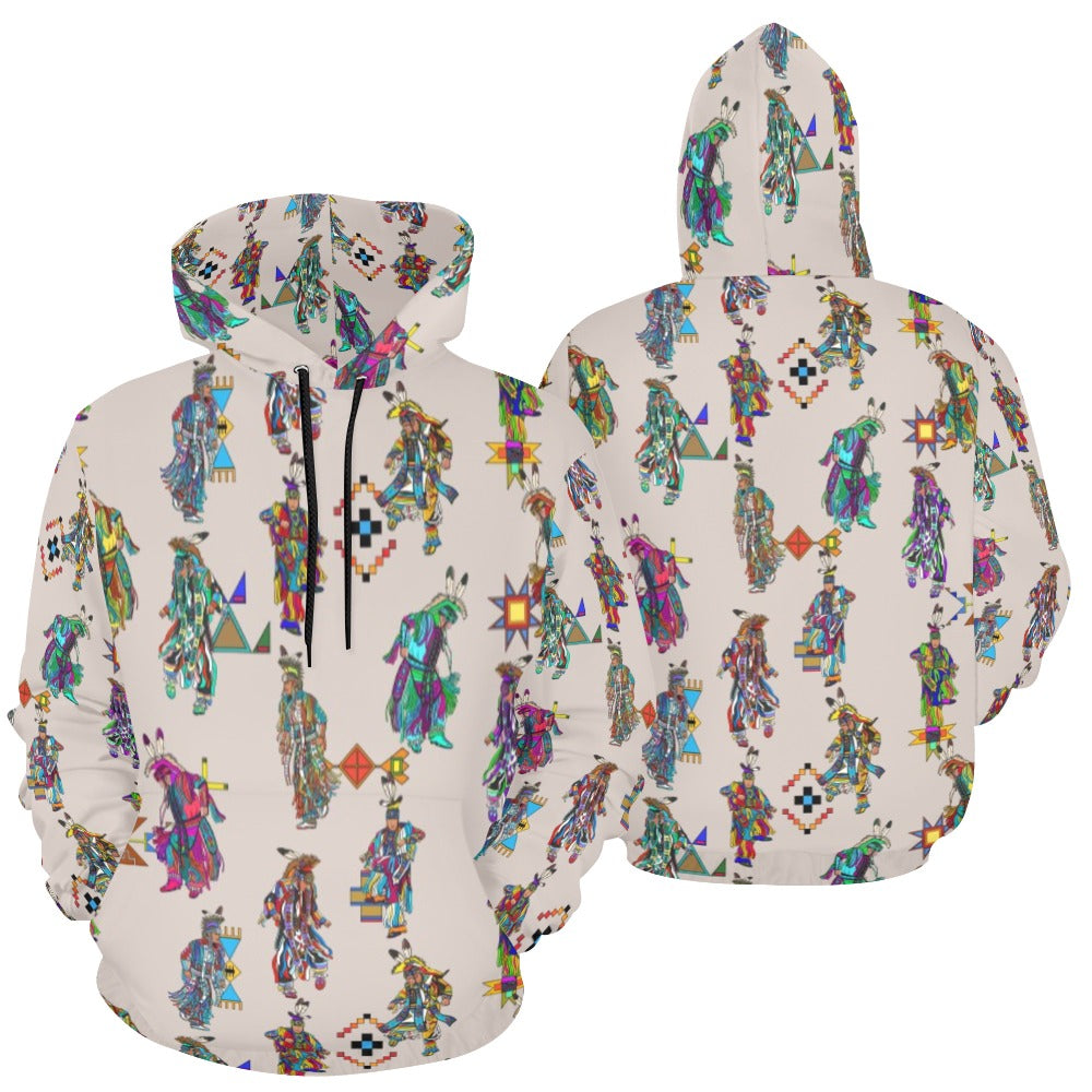 Men's Grass Dancers Muslin Hoodie for Men (USA Size)