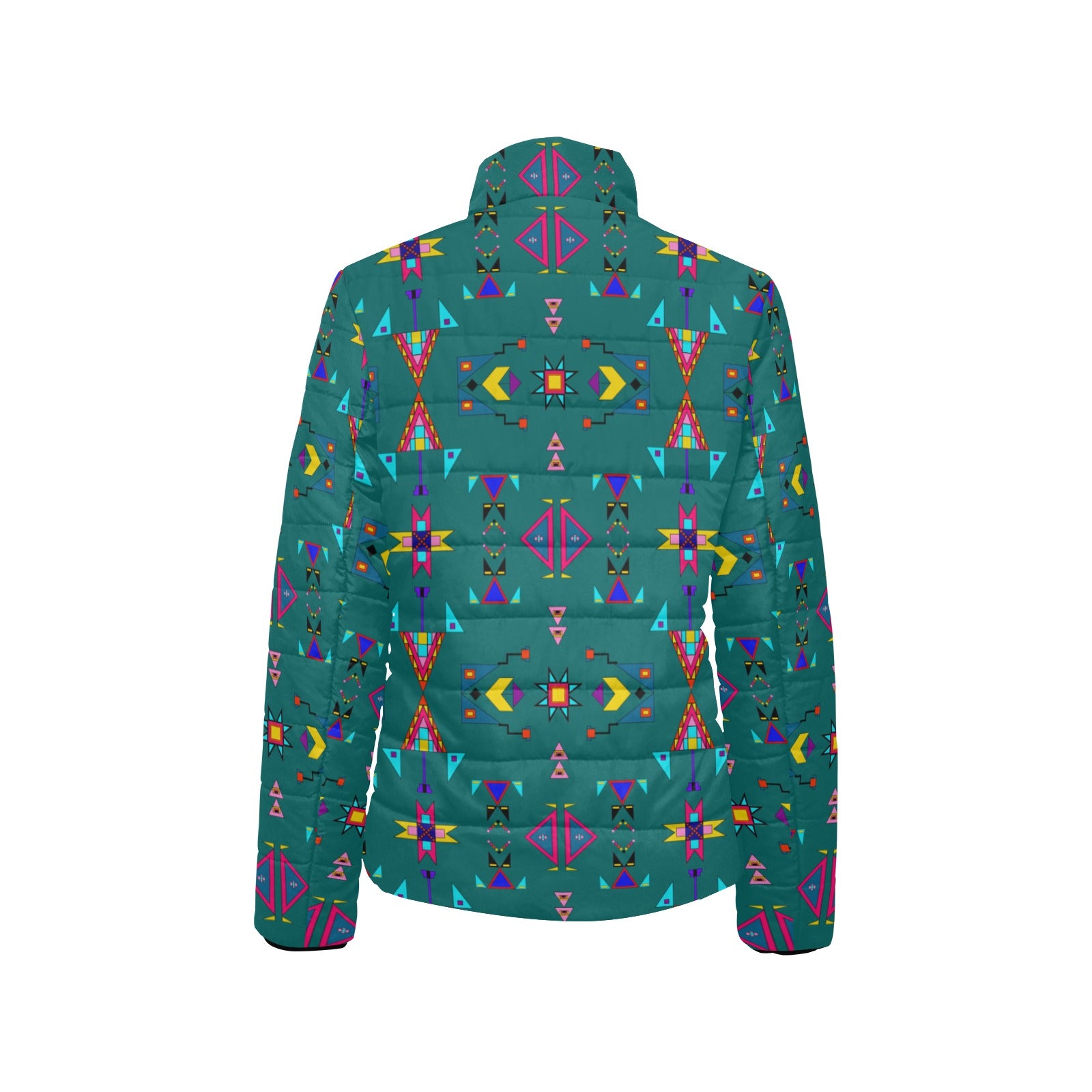 Enemy Territory Teal Women's Padded Jacket