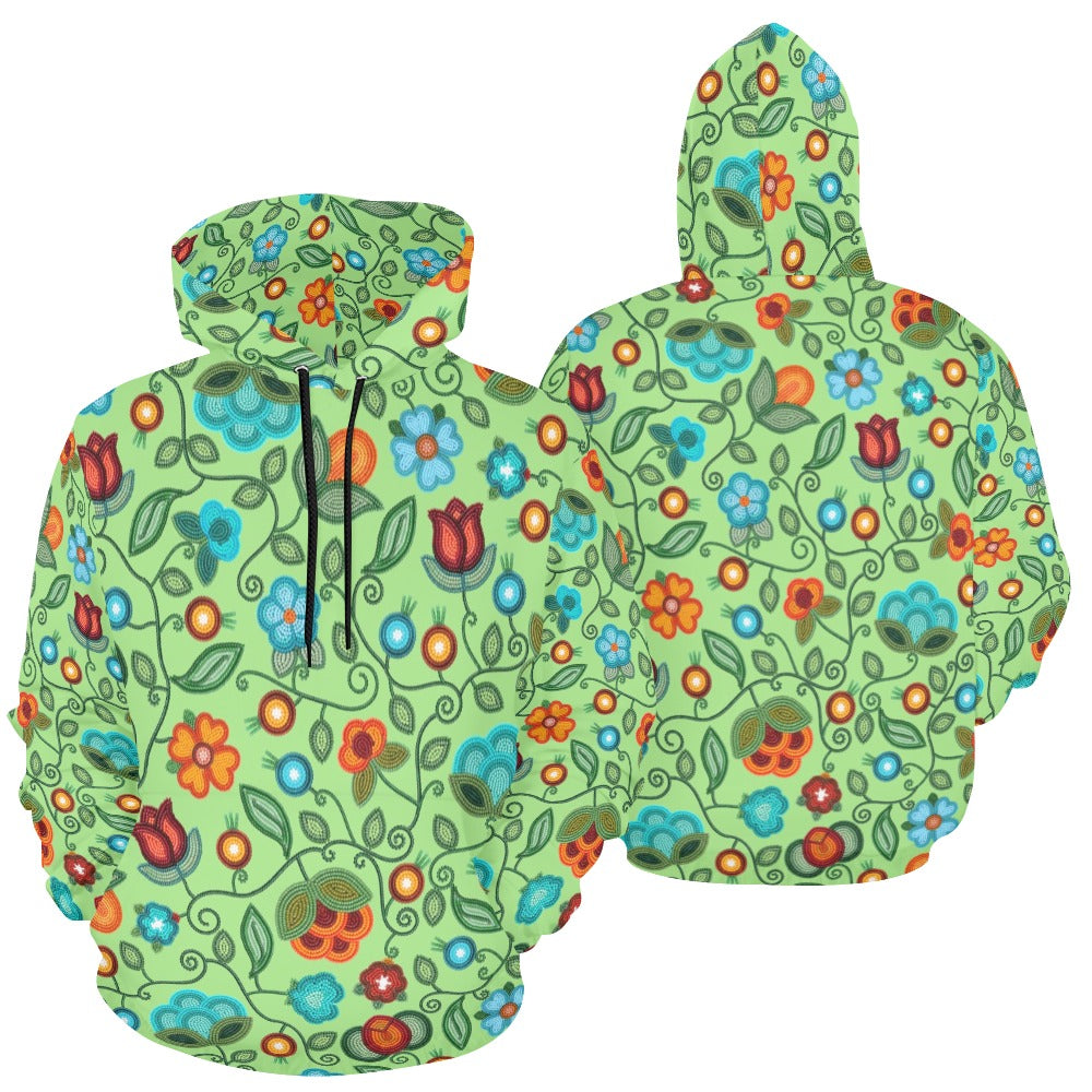 Prairie Fire Petals Sage Hoodie for Men (USA Size)