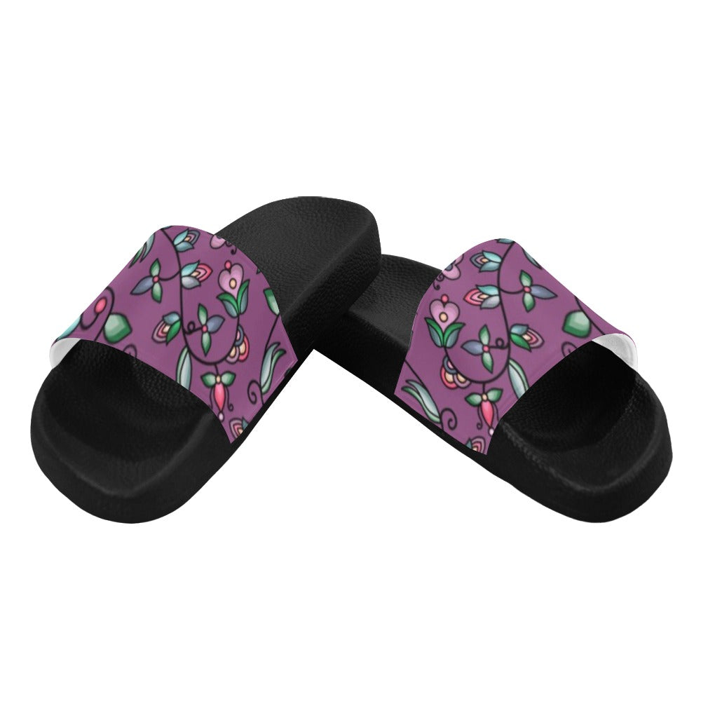 Amber Evening Garland Purple Women's Slide Sandals