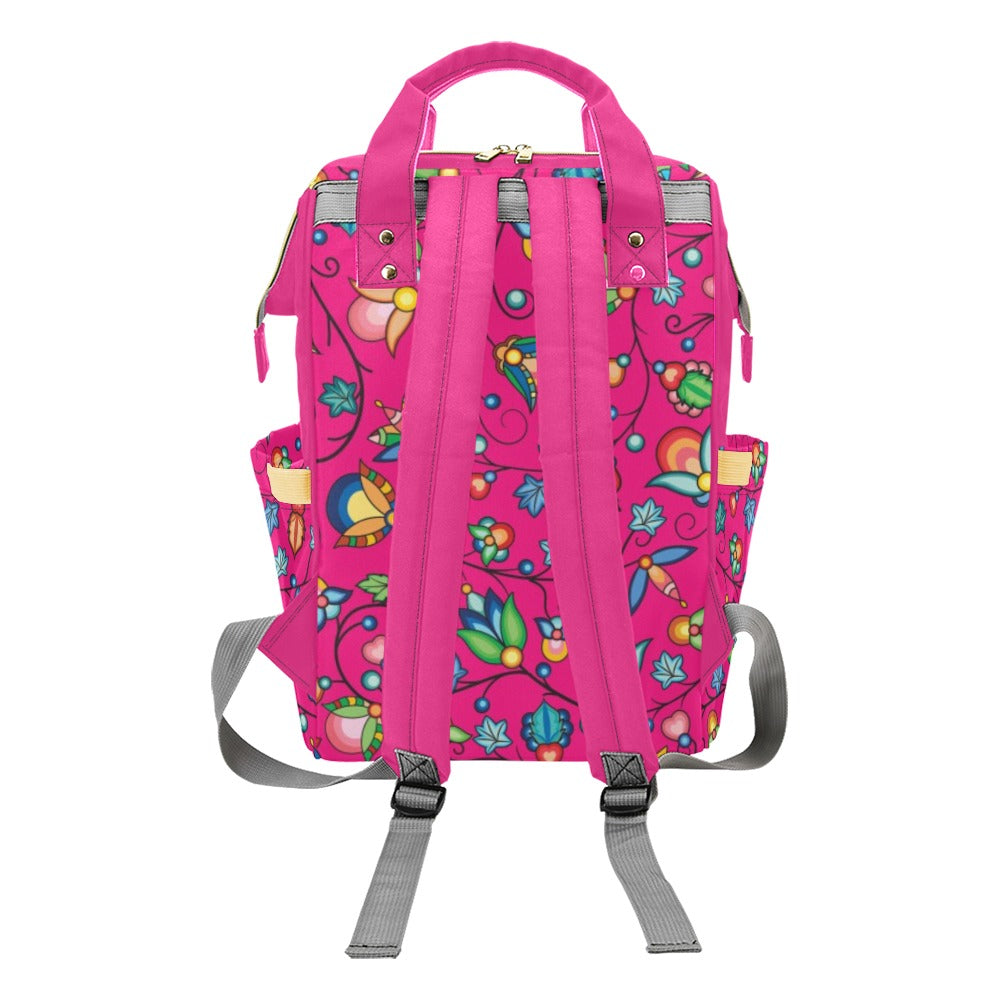 Prairie Plains Spirit Pink Multi-Function Diaper Backpack/Diaper Bag