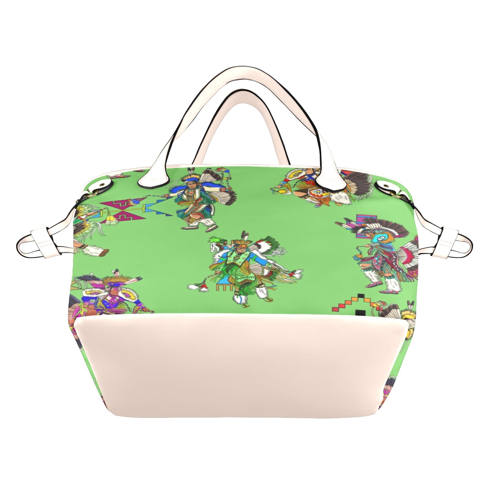 Men's Fancy Dancers Grass Clover Canvas Tote Bag