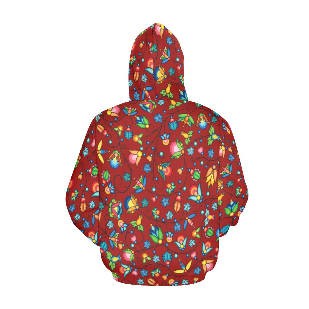 Prairie Plains Spirit Red Hoodie for Men (USA Size)
