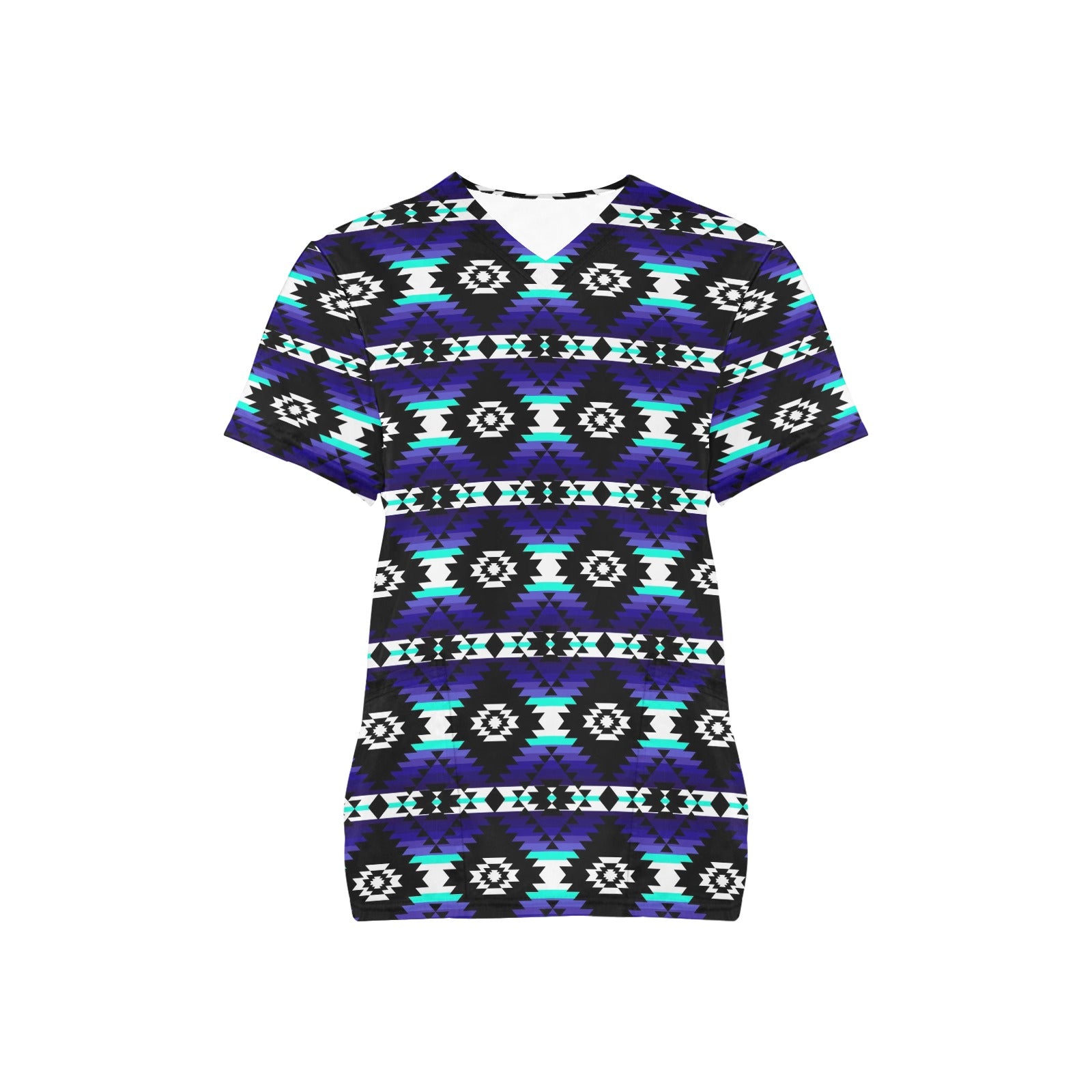 Cree Confederacy Midnight Scrub Top