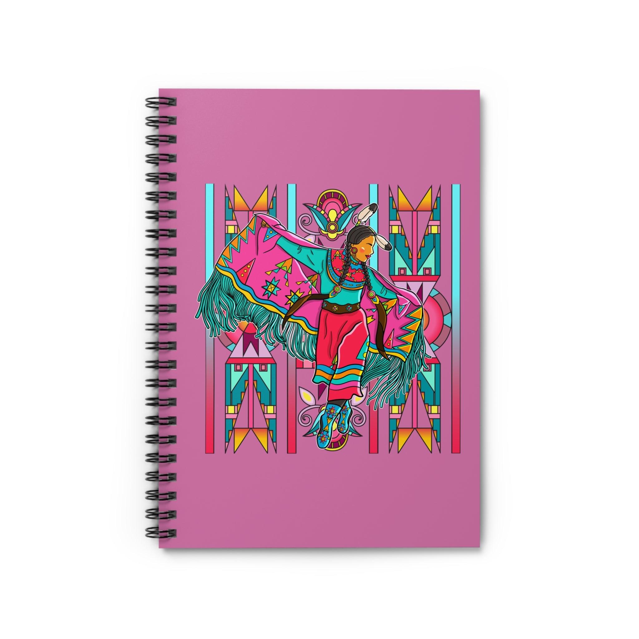 Fancy Dancer Trans BG 1 Spiral Notebook