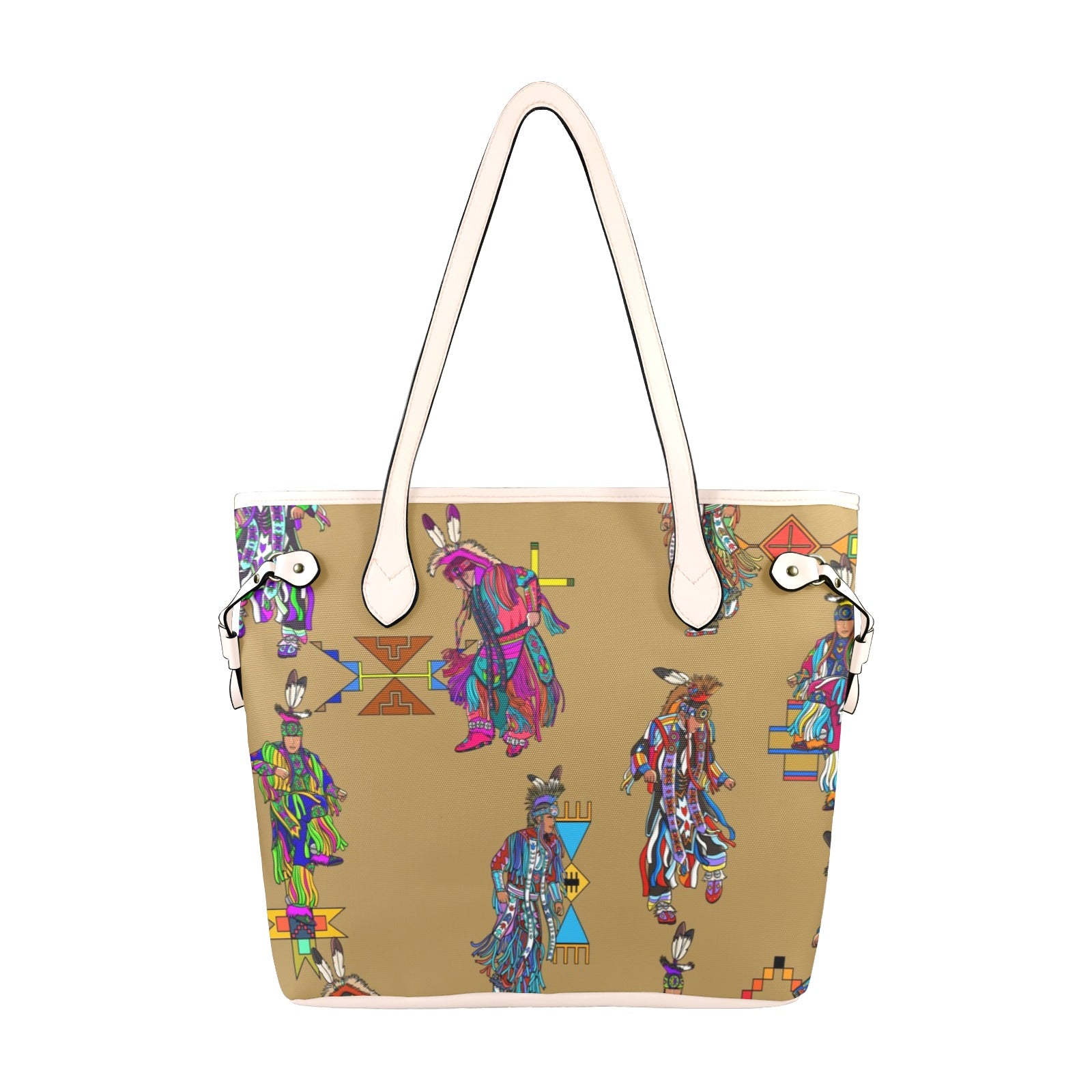 Men's Grass Dancers Earth Clover Canvas Tote Bag
