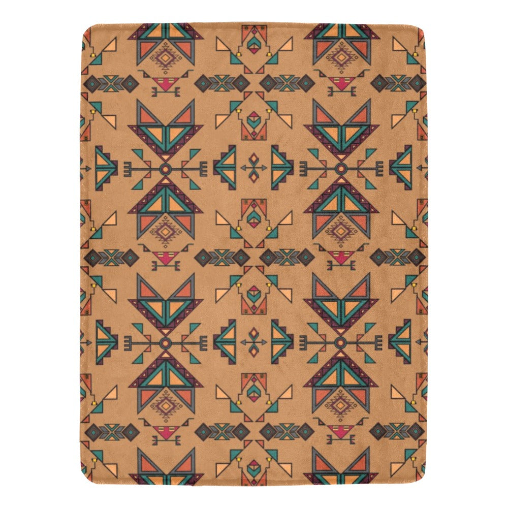 Arrow dawn Brown Ultra-Soft Micro Fleece Blanket 60"x80"