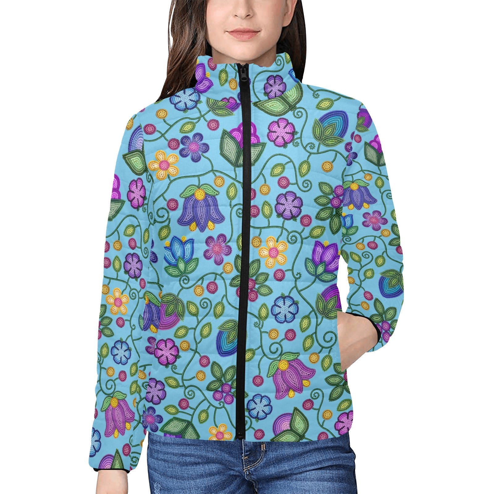 Bloom Uplift Sky Women's Stand Collar Padded Jacket