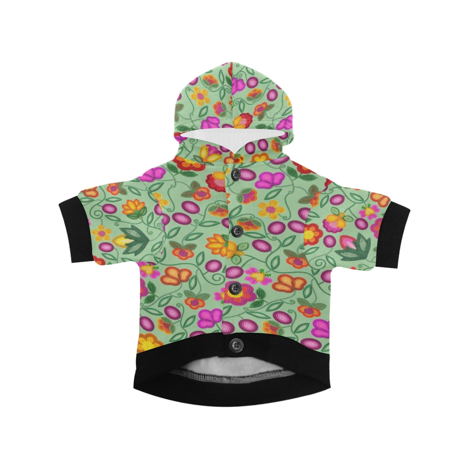 Boreal Bounty Green Pet Dog Hoodie