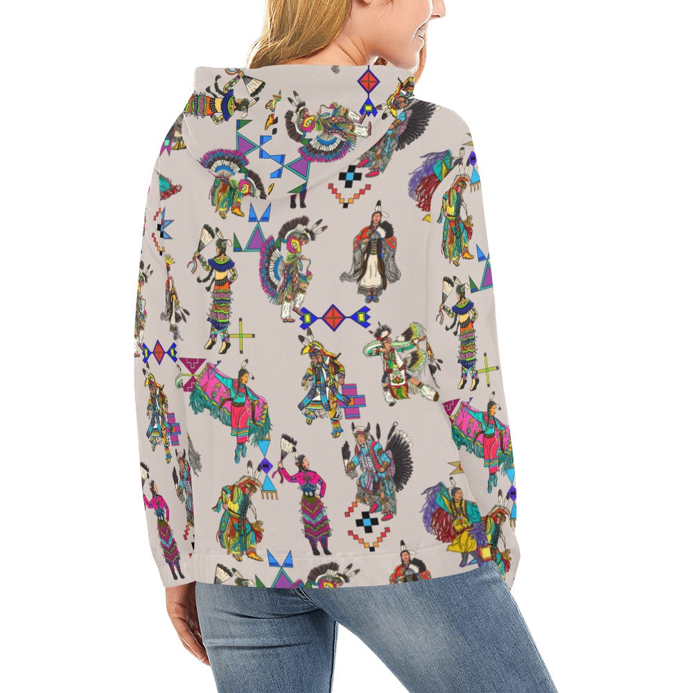 Grand Entry Dancers Muslin Hoodie for Women (USA Size)