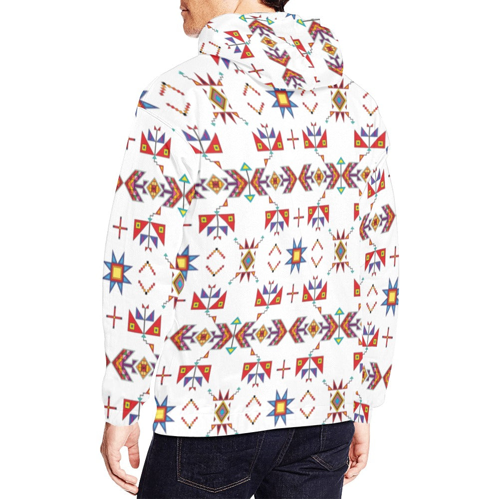 Scattered Generations White Hoodie for Men (USA Size)