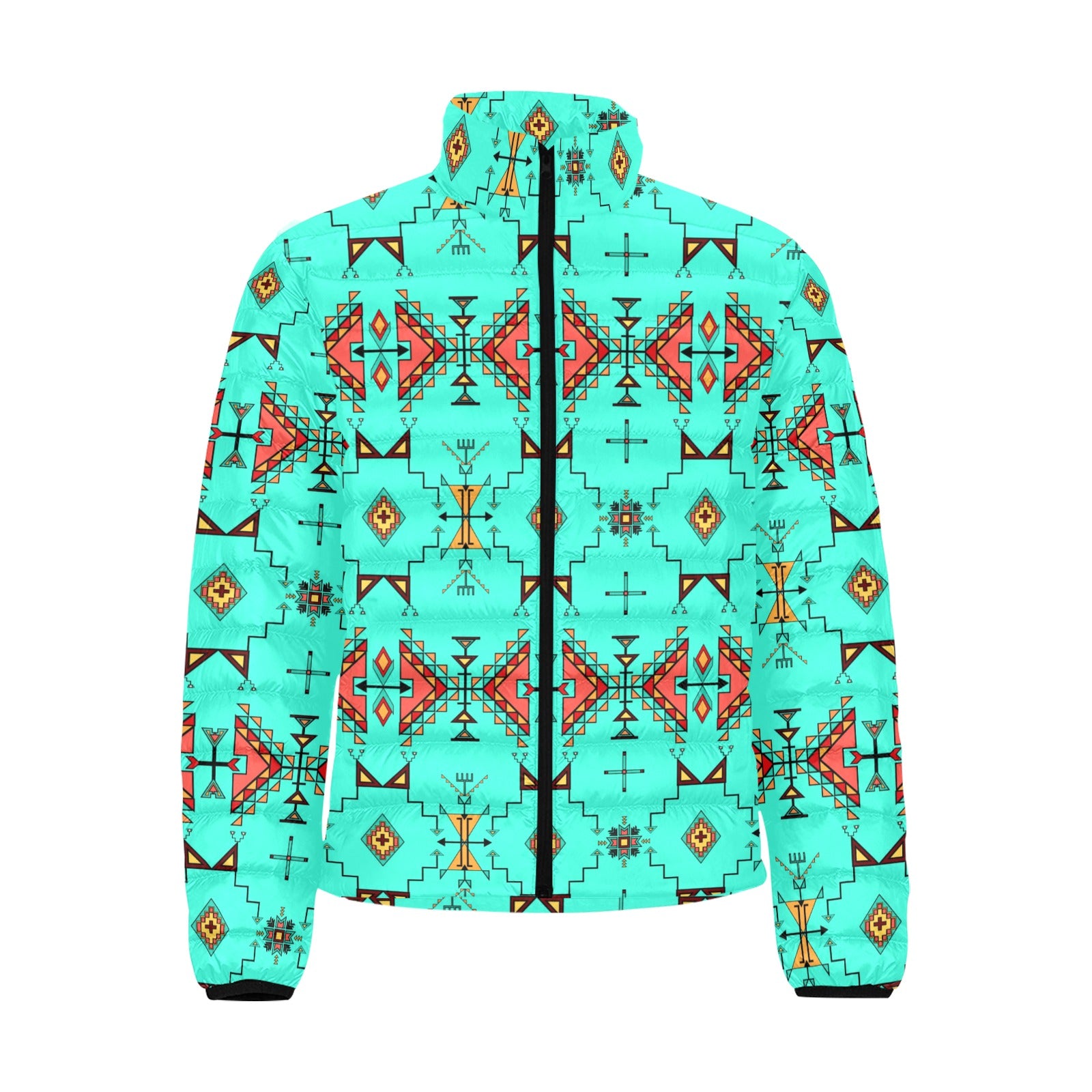 Thunder Flight Turquoise Men's Padded Jacket