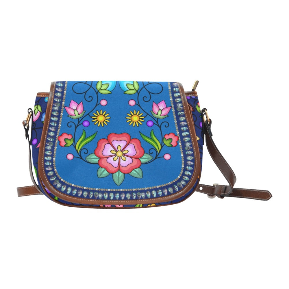 Grandmother Legacy Dark Blue Saddle Bag/Large