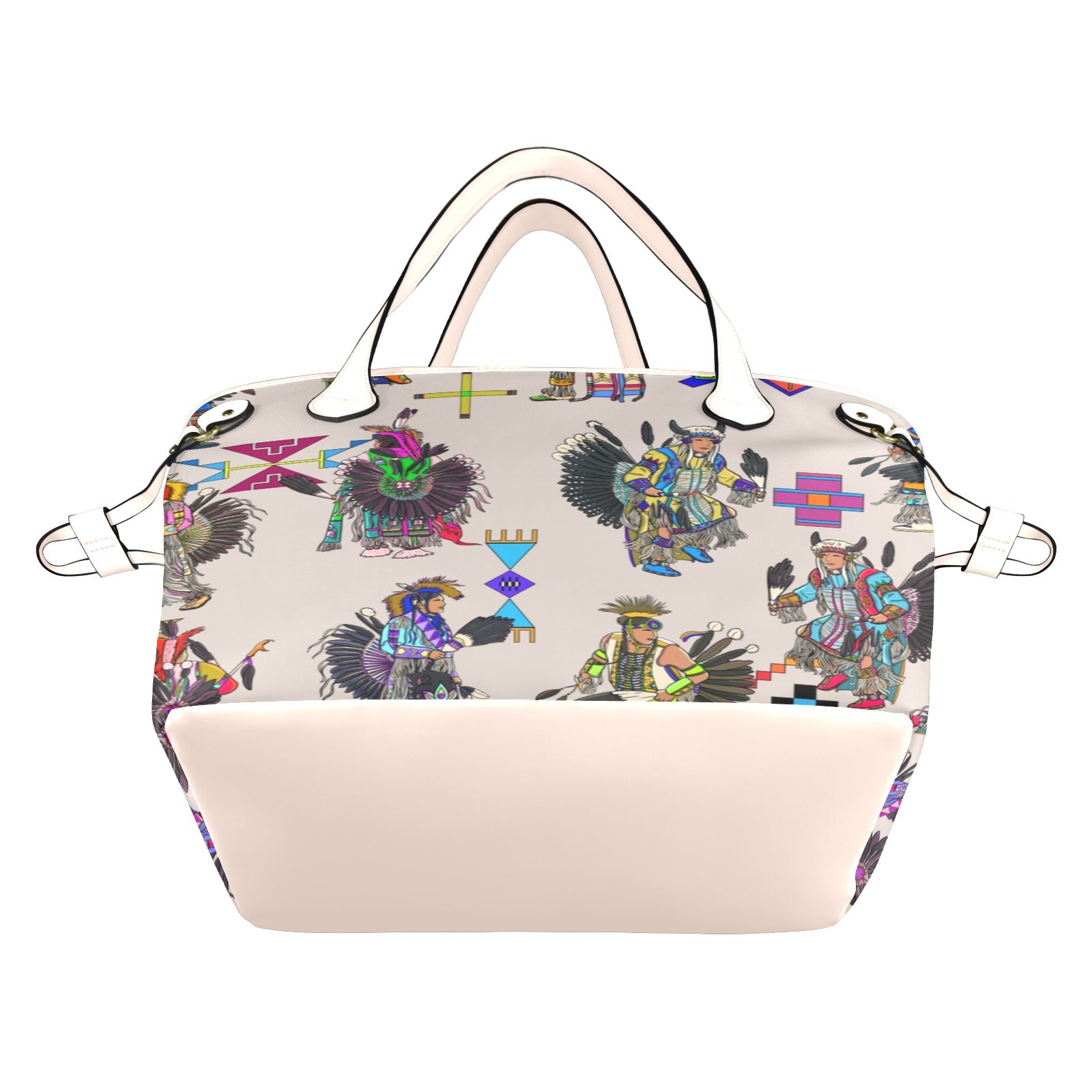 Men's Tradish Dancers Muslin White Clover Canvas Tote Bag